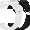 Compatible with AGPTEK LW11 Bands for Men Women, Soft Silicone Wristband Sweet-Resistant Breathable Lightweight Sport Straps for AGPTEK Smartwatch