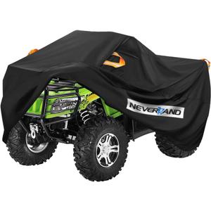 NEVERLAND ATV Cover Oxford Cloth Heavy,Compatible with Polaris Sportsman Yamaha Grizzly Honda FourTrax Kawasaki KFX Wheel Car with Air Vents Reflective Strips and Buckle Straps Length up to 78 inches