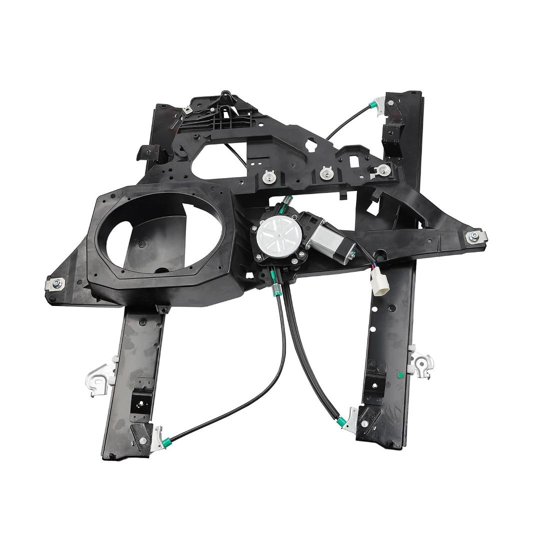 Dasbecan Front Right Passenger Side Window Regulator with 2-Pin Motor Compatible with Ford Expedition Lincoln Navigator 2003-2006 Replaces 741-179 6L1Z7823208AA