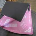 31.5 Inch Mahjong Mat for Table, 3MM Non-Slip & Noise Reduction Gaming Mat with Drawstring Bag, Perfect for Poker, Board Games, Card Games, Tile Games, and Dominoes (Pink)