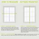 SZXIMU 1" Window Blinds 23" W X 64" H, Cordless Blinds for Indoor Windows, Room Darkening Mini Blinds, Horizontal Blinds & Shades for Home & Office White