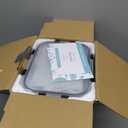 HOMBERKING 10 Pack Borosilicate Glass Meal Prep Containers with Locking Lids, Glass Food Storage Containers Set, Airtight Lunch Bento Boxes, BPA-Free & Leak Proof, 36oz & 14oz, Freezer, Oven Safe (Black)