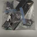 Dual Monitor Stand - Vertical Stack Screen Free-Standing Monitor Riser Fits Two 13 to 34 Inch Screen with Swivel, Tilt, Height Adjustable, Holds One (1) Screen Up to 44Lbs (Black)