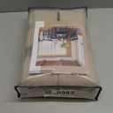 Burlywood Birch Linen Pinch Pleated Curtains 120 Inches Long for Living Room Pleated Drapes Hooks Back Tab Thick Linen Textured Boho Farmhouse Country Extra Long 120 Inch Curtain for Dining Bedroom