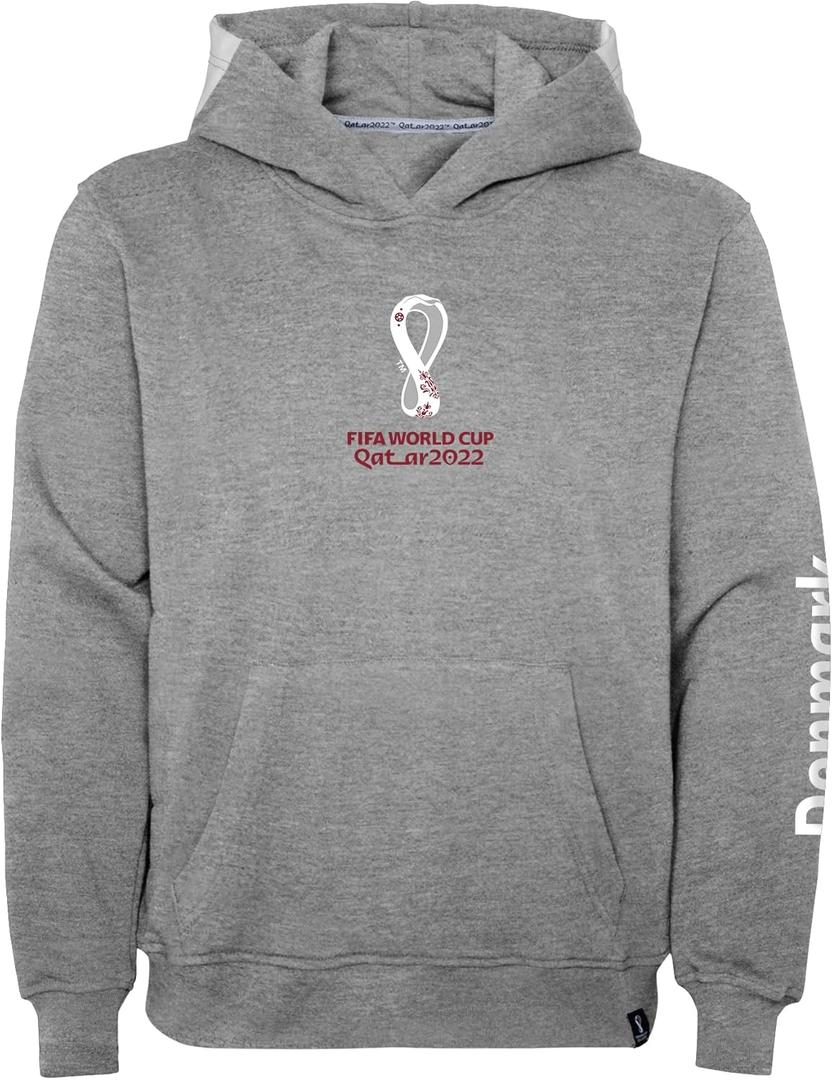 Outerstuff Women's FIFA World Cup Core Fleece Hood (Medium, Heather Grey)