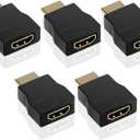 NEWCARE HDMI Surge Protector, Mini Portable HDMI 1.4 Protector for ESD and Surge Protection, Support HDCP 4K 30Hz (5, Black)