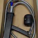 KAIYING Bathroom Sink Faucet with Pull Out Sprayer, Single Handle Basin Mixer Tap for Hot and Cold Water, Lavatory Pull Down Sink Faucet with Rotating Spout (Regular, Black)