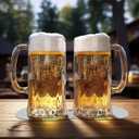 12 Sets Faux Leather Coasters for Drinks, Handmade Dual Sided Drink Coasters for Tabletop Protection, Non-Slip Washable Coasters for Tea Cup Living Room Office Desk DecorationGrey and Brown