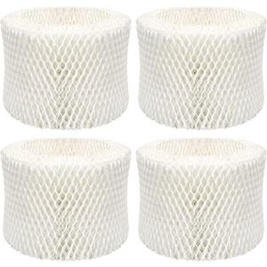 Funmit Humidifier Filters Replacement for Honeywell Humidifier Filter HAC-504 HAC-504AW and Honeywell Filter A, Replacement for Honeywell HCM-350 HCM-500 HCM600 Cool Mist Humidifiers, 4 Pack, White