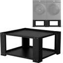 Laundry Pedestal for Washer and Dryer - Fit 27 and 28 Inch Washer and Dryer Stand Heavy Duty Steel 700lbs Capacity Universal Washing Machine Raiser 15.7'' Height Black