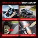 Steering Column Shaft Fit for Audi A4 8K,B8 2009 2010 2011 2012 2013 2014 2015 2016 8KD419753, 8KD419753A, 8K2419753C