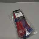For Bare Feet NHL MONTREAL CANADIENS Stripe Stack 3 Pack Ankle Sock Team Colors Large (Red, L)