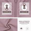 FeelinGirl Zip Front Closure Bras for Women No Underwire Compression Post Surgery Bra with Wide Adjustable Straps M 