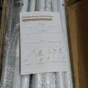 Clothing Rack, 55.51 Inch Heavy Duty Clothes Rack Rolling Garment Rack with Wheels and Bottom Shelf, 130LB Capacity Clothes Racks for Hanging Clothes, Coats, Shirts, Sweaters, Skirts, White (Single)