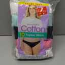 Hanes Women's Bikini Underwear Pack, Classic Cotton Bikini Panties, 10Pack, Size: M