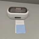 Ultrasonic Jewelry Cleaner, 48KHz Ultrasonic Cleaner Machine for Jewelry, Eyeglasses, Rings, Watch Strap, Dentures-Dual Cleaning Modes, 304 Stainless Steel Tank (White)