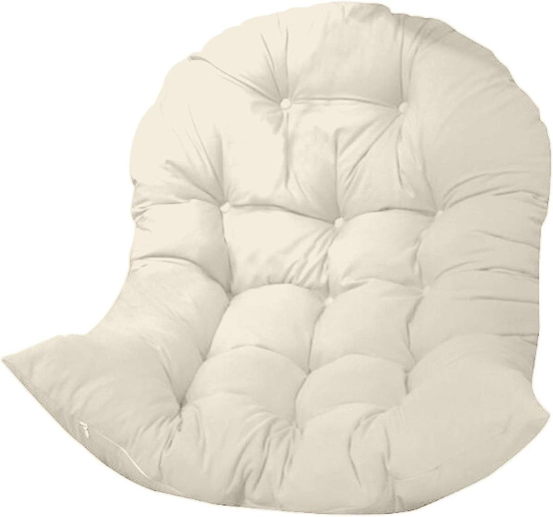 Exquisite Hanging Basket Chair Cushion Hanging Chair Cushion Outdoor, Hanging Basket Seat Cushion Hanging Egg Chair, Hanging Egg Chair Cushions Swing Chair Cushion Pads, for Outdoor, No Chairs
 40x34 inch