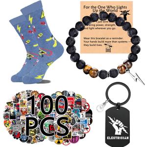 Gifts for Men Women  Great for Police Lawyers Nurses Photographers Blue Collar Workers Employees (One Size, Electrician)