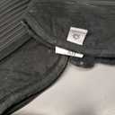 Extra Long Silicone Oven Mitts & Potholders Set - Heat Resistant 500F Kitchen Gloves with Pot Holders, BPA-Free Waterproof Baking Mitts, Non-Slip Grip, 4-Piece Set, Black