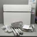 Kids Study Desk and Chair Set 3-18 Years Ergonomic Height Adjustable Children School Study Desk with Tilt Desktop, Drawer Boy and Girl Table and Chair Set 3 Modes Light (Blue)