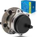 PHILTOP 512326 x1 FWD Rear Wheel Bearing Hub Assembly for Hyundai Santa Fe | for 2007-2020 Hyundai Santa Fe, 2011-2015 Kia Sorento, 2013-2018 Hyundai Santa Fe Sport, 2007-2012 Veracruz W/ABS 5 Lugs