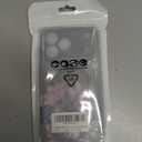 for iPhone 17 Pro Max Case, Black Floral Flower Pattern Case [Compatible with MagSafe] [Translucent Matte] Cute Slim Shockproof Protective Women Girls iPhone Case, Pink Purple Flower