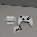 8Bitdo Ultimate 2 Wireless Gaming Controller with TMR Joysticks, Switchable Hall Effect/Tactile Triggers, 8Speed Wireless Tech, Charging Dock, RGB Fire Ring for PC & Android - White