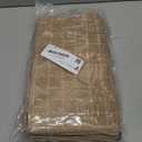 Homaxy Kitchen Towels and Dishcloths Set, 12 x 12 and 13 x 28 Inches, Set of 8 Bulk Cotton Terry Kitchen Towels Set, Checkered Designed, Soft and Super Absorbent Dish Towels, Tan