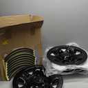 TangMiGe 4-Pack Wheel Skins Compatible with Toyota Tacoma 2005-2023, 16 inch 16", Hubcap Wheel Cover (Black Color)