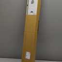 DEZ FURNISHINGS Cordless 1" Light Filtering Pleated Shade, Fabric, 28" W x 48" H, Black