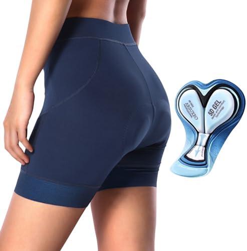 Witkey Padded Biker Shorts Women Cycling Shorts with 5D Gel Padding High Waisted Athletic Shorts Mountain and Road Bike, M Witkey Padded Biker Shorts Women Cycling Shorts with 5D Gel Padding High Waisted Athletic Shorts Mountain and Road Bike, M