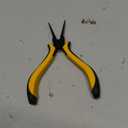 SPEEDWOX Thin Nose Pliers 5.5 Inch Mini Flat Nose Pliers with Smooth Jaw For Jewelry Making, PCB Board Repairing (Yellow&black)