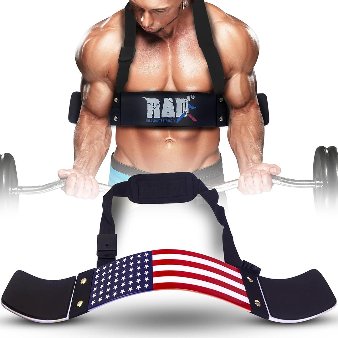 RAD Arm Blaster for Biceps & Triceps - Build Powerful Arms with Bicep Blaster Curl Support Isolator - Bicep Curl Machine