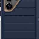 OtterBox Samsung Galaxy S24 Ultra (Only) - Defender Series Case - Blue Suede Shoes - Screenless - Rugged & Durable - with Port Protection - Holster Clip Included - Microbial Defense Protection
