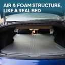 Lost Horizon Air & Foam Camping Mattress for Tesla, Self Inflating Sleeping Pad, 4.5" Thick, R-Value 13, Model S, Model S Standard - Mattress Only
