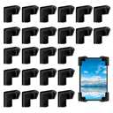 24Pcs Foam Protection Corner for Mirror TV Picture Frame,Packing Foam Corner Protectors for Shipping Moving,Edge Protection for Packing Fragile Artwork(Black)