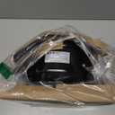 FanGoFast 8 inch Exhaust Fan, Kitchen Exhaust Fan for Wall, Potable Window Exhaust Fans, 576CFM Wall mounted Bathroom Fan with Check Valve for Kitchen, Workshop, Basement (Black)