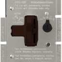 Lutron Ariadni/Toggler LED+ Dimmer Light Switch for Dimmable LED, Halogen and Incandescent Dimmer Switch, 150W, Single-Pole/3-Way, AYCL-153P-BR, Brown