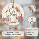 4 x 2026 Nativity Scene Christmas Ornaments for Christmas Tree - Catholic Faith Idea Gifts, Christian Ornaments Keepsake, Religious Gifts for Women, Family, Friend Jesus Birthday