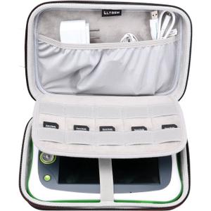 LTGEM Hard Case for Leapfrog LeapPad Ultimate Ready for Tablet - Travel Protective Carrying Storage Bag(Black+Grey)