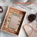 Wood Picture Frame - You Had Me At Woof - 4x6 Vertical Dog Paw Print, Puppy Theme, Pet Memory Photo Frame, Gifts For Dog Lover-XK-A01