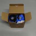 Supet Raised Inflatable Dog Cone Collar to Stop Licking, Soft Dog Cone Alternative After Surgery, Pet Neck Donut Collar for Small Dogs (S(Neck 7"-9.5"), Solid Blue)