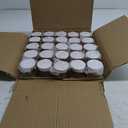 1oz Glass Jar with Lid, Hoa Kinh 25Pack Clear Round Containers Cosmetic Glass Jars with Inner Liners and White Lids Travel Jars for Storing Lip and Body Scrub, Lotion, Body Butter, Bath Salts, Liquid