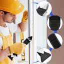 3 in 1 Silicone Caulking Tool Stainless Steelhead, 11Pcs Grout Removal Tools 5 Replacement Silicone Pads 3 Glass Glue Angle Scrapers, Caulk Remover for Kitchen Bathroom Window