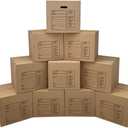 Premium Medium Moving Boxes 18x18x16" Cardboard Box (Pack of 10)