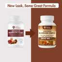 5 x 10-in-1 Mushroom Complex with Lions Mane, Reishi, Cordyceps - 2600mg Focus Energy Immune Support Supplement, 90 Capsules