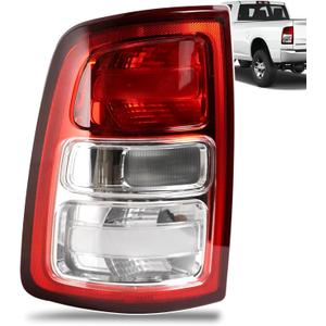 Tail Lights Red Bezel Compatible With 2019-2023 Dodge Ram 2500 Left Driver Side Replace:68361715AD