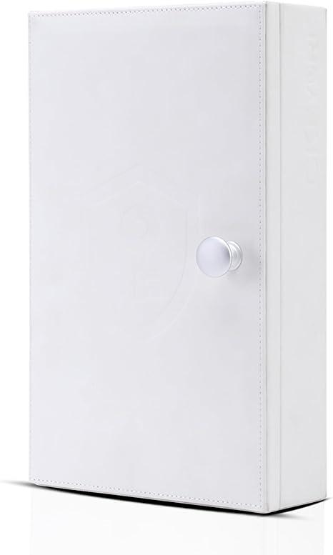 CKEYURE Premium XL PU Leather Faraday Box for Car Keys Wall Mount | Anti Theft Faraday Key Fob Protector | Faraday Cage | Car Key Holder | RFID Key Box | Key fob Signal Blocker