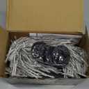 32.8 * 6.56FT Large Size Solar Curtain Lights Outdoor, 8 Modes Outdoor Curtain String Light, Solar Garden Christmas Lights Decortions for Patio, Gazebo, Eaves, Fence, Tree, Porch (Warm White)