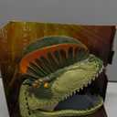 Mattel Games UNO Attack Jurassic World Dominion Card Game with Dinosaur Card Launcher for 2 to 10 Players Ages 7 Years & Older, Toy Gift and Collectible 